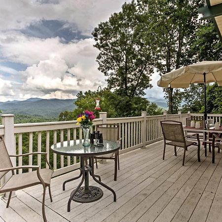 Secluded Mountain Home With Stunning Views And Deck! Bryson City Exterior photo