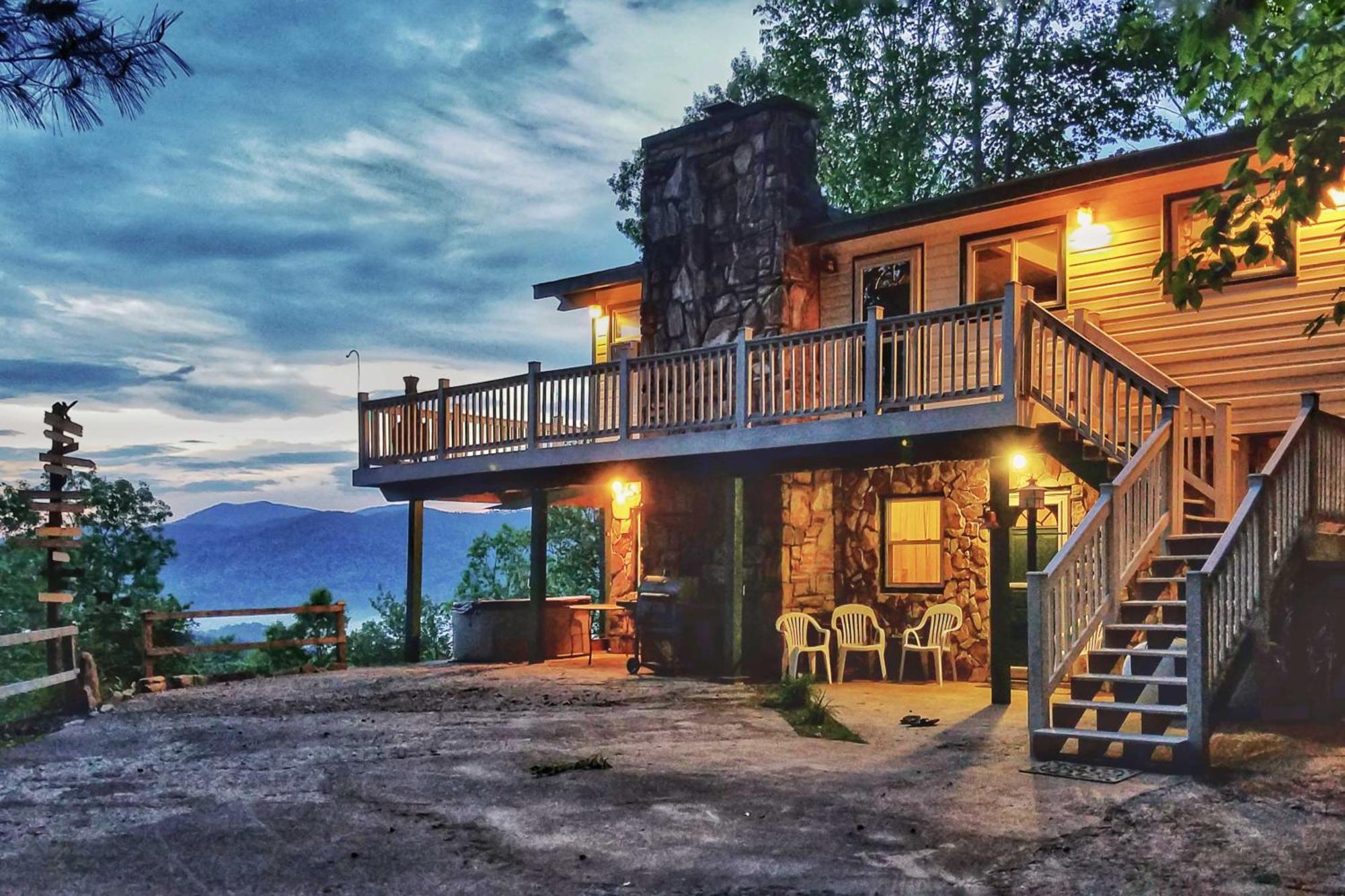 Secluded Mountain Home With Stunning Views And Deck! Bryson City Exterior photo