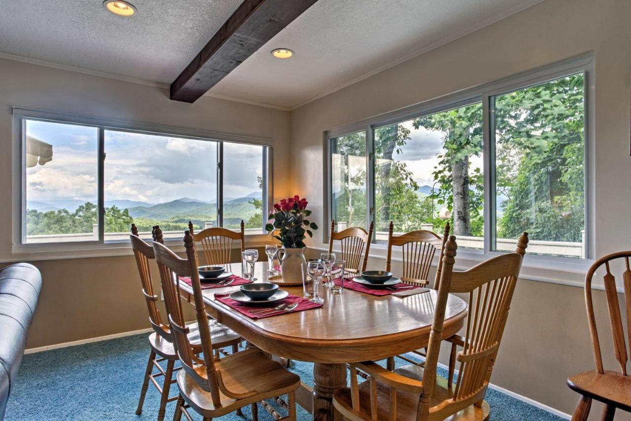Secluded Mountain Home With Stunning Views And Deck! Bryson City Exterior photo