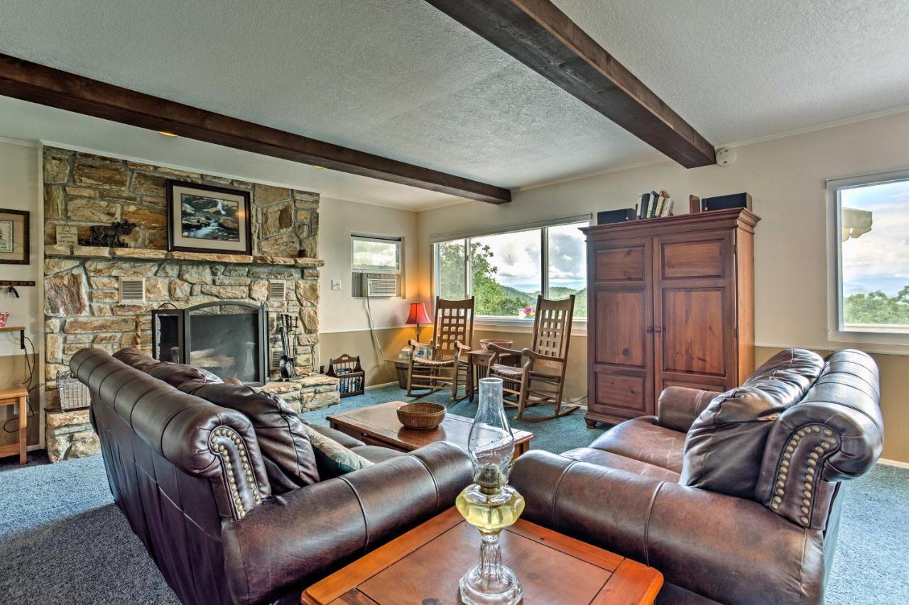 Secluded Mountain Home With Stunning Views And Deck! Bryson City Exterior photo
